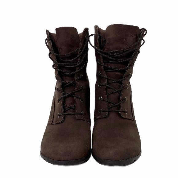 Timberland Glancy Brown Leather Ankle Boot 9.5 - Picture 2 of 11